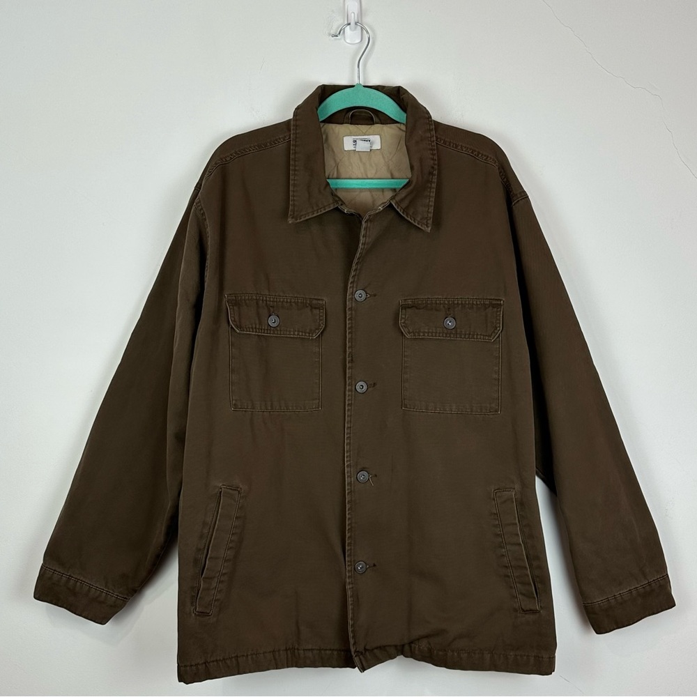 Vintage Old Navy Men’s Canvas Quilted Barn Chore Coat Jacket Y2K Casual Work L
